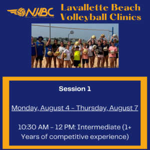 Beach Volleyball Clinics @ Lavallette - Session 1 Intermediate