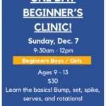 One Day Beginner's Clinic!